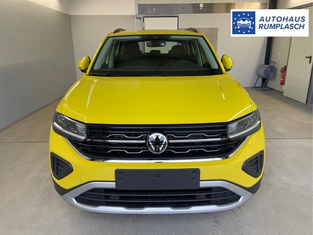 Volkswagen / T-Cross / Gelb / / / 95PS PDC vo+hi+Sitzheizung+App+Side+Travel+Stau+ACC+Klima