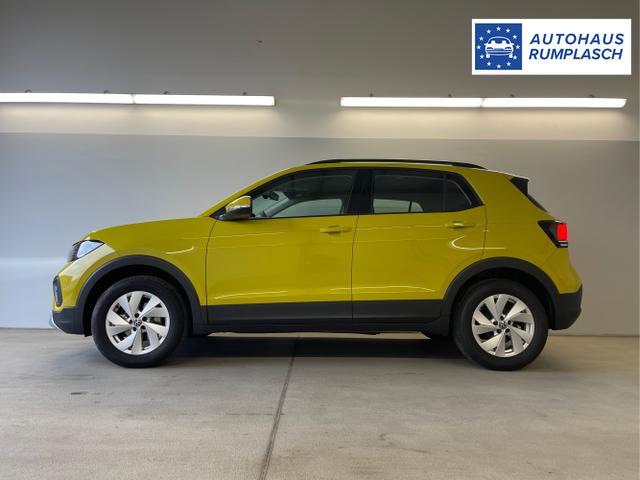 Volkswagen / T-Cross / Gelb / / / 95PS PDC vo+hi+Sitzheizung+App+Side+Travel+Stau+ACC+Klima