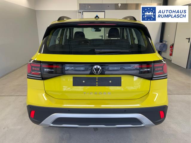 Volkswagen / T-Cross / Gelb / / / 95PS PDC vo+hi+Sitzheizung+App+Side+Travel+Stau+ACC+Klima