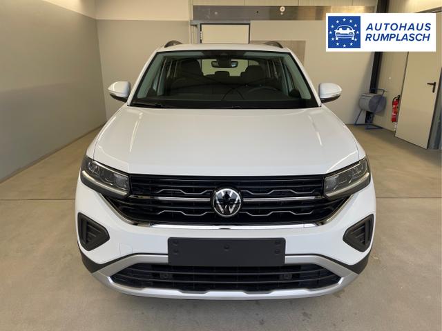 Volkswagen / T-Cross / Wei&szlig; / / / 95PS PDC vo+hi+Sitzheizung+App+Side+Travel+Stau+ACC+Klima
