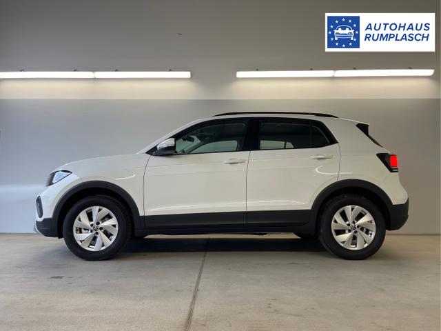 Volkswagen / T-Cross / Wei&szlig; / / / 95PS PDC vo+hi+Sitzheizung+App+Side+Travel+Stau+ACC+Klima 