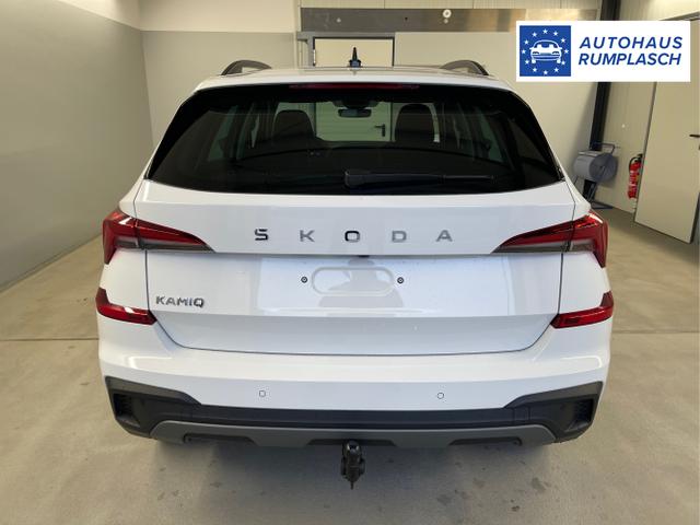 Skoda / KAMIQ / Weiß / / / 115PS DSG Matrix+AHK+Kamera+PDC vor+hi+Kessy+Sitzheizung+GVL