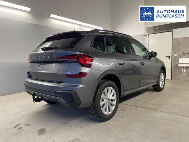 Skoda / KAMIQ / Grau / / / 115PS DSG Matrix+AHK+Kamera+PDC vor+hi+Kessy+Sitzheizung+GVL