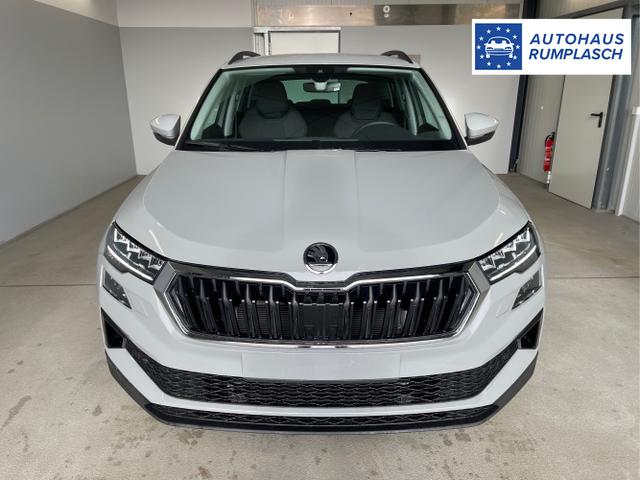 Skoda / Karoq / Grau / / / 150PS DSG AHK+Kamera+ACC+Kessy+Kamera+ParkPilot vo+hi+App