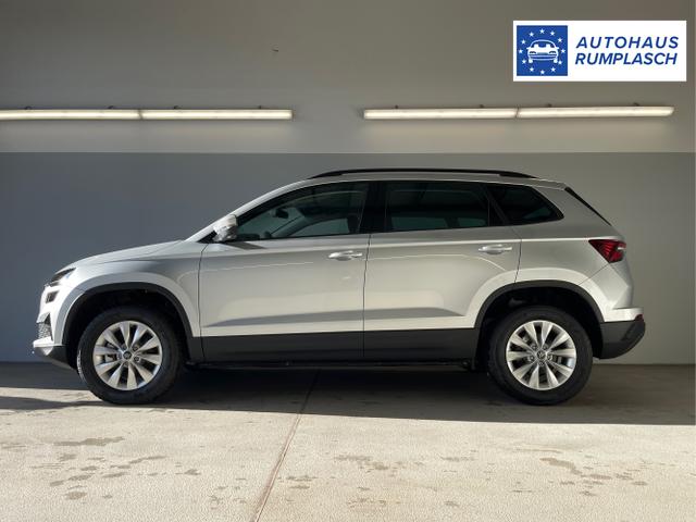 Skoda / Karoq / Silber / / / 150PS DSG AHK+Kamera+ACC+Kessy+Kamera+ParkPilot vo+hi+App