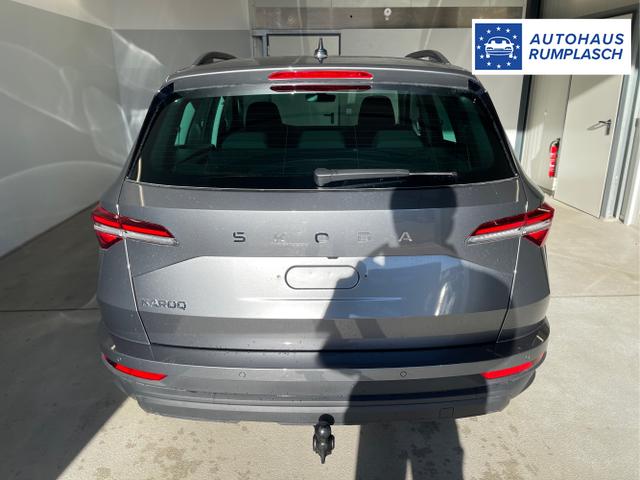 Skoda / Karoq / Grau / / / 150PS DSG AHK+Kamera+ACC+Kessy+Kamera+ParkPilot vo+hi+App