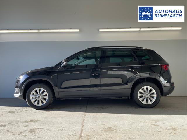 Skoda / Karoq / Schwarz / / / 150PS DSG AHK+Kamera+ACC+Kessy+Kamera+ParkPilot vo+hi+App