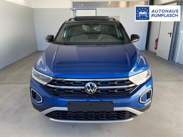 Volkswagen / T-Roc / Blau / / / TDI DSG Pano+Black Style+AHK+Navi+ergoActive+IQ.Drive+Kamera+Keyless