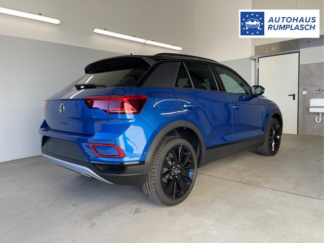 Volkswagen / T-Roc / Blau / / / TDI DSG Pano+Black Style+AHK+Navi+ergoActive+IQ.Drive+Kamera+Keyless