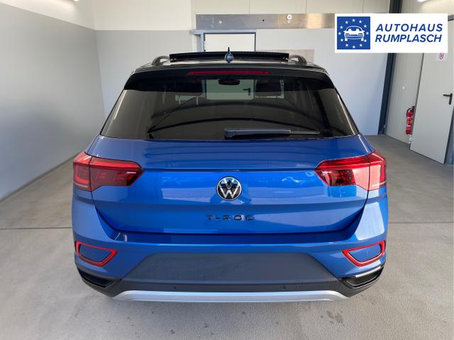 Volkswagen / T-Roc / Blau / / / TDI DSG Pano+Black Style+AHK+Navi+ergoActive+IQ.Drive+Kamera+Keyless