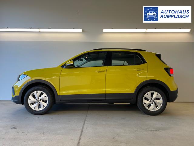 Volkswagen / T-Cross / Gelb / / / 95PS PDC vo+hi+Shz+App+Side+Travel
