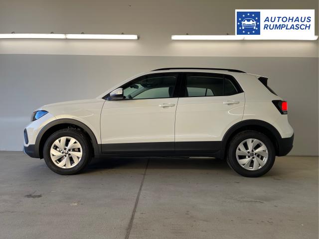 Volkswagen / T-Cross / Wei&szlig; / / / 95PS PDC vo+hi+Shz+App+Side+Travel