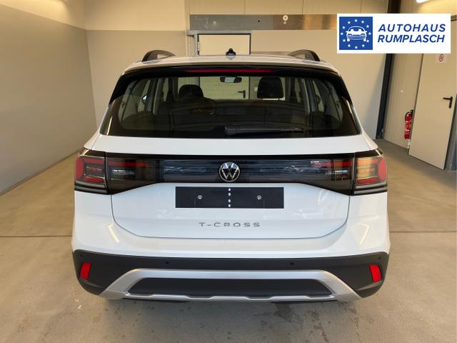 Volkswagen / T-Cross / Wei&szlig; / / / 95PS PDC vo+hi+Shz+App+Side+Travel