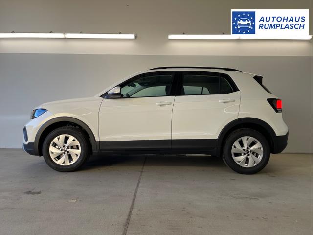 Volkswagen / T-Cross / Wei&szlig; / / / 95PS PDC vo+hi+Shz+App+Side+Travel