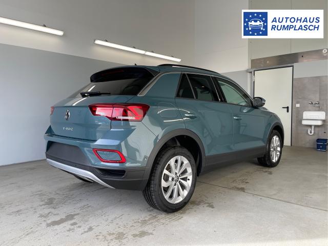 Volkswagen / T-Roc / Blau / / / 150PS AHK+Keyless+Kamera+ACC+Sitzheiz+Climatronic+Alu17