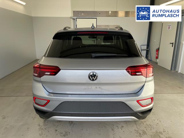 Volkswagen / T-Roc / Silber / / / 150PS AHK+Keyless+Kamera+ACC+Sitzheiz+Climatronic+Alu17