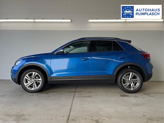 Volkswagen / T-Roc / Blau / / / 150PS AHK+Keyless+Kamera+ACC+Sitzheiz+Climatronic+Alu17