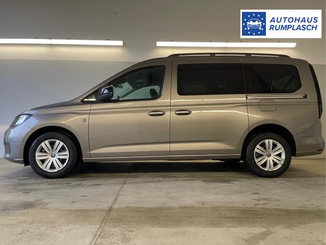 Volkswagen / Caddy / Beige / / / 115PS DSG AHK+7 Sitze+Kamera+App-Connect+Winterpaket+ACC+SideAssist