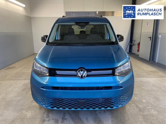 Volkswagen / Caddy / Blau / / / 115PS DSG AHK+7 Sitze+Kamera+App-Connect+Winterpaket+ACC+SideAssist