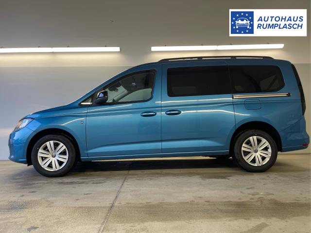 Volkswagen / Caddy / Blau / / / 115PS DSG AHK+7 Sitze+Kamera+App-Connect+Winterpaket+ACC+SideAssist