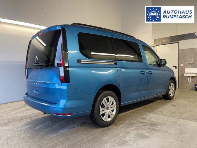 Volkswagen / Caddy / Blau / / / 115PS DSG AHK+7 Sitze+Kamera+App-Connect+Winterpaket+ACC+SideAssist