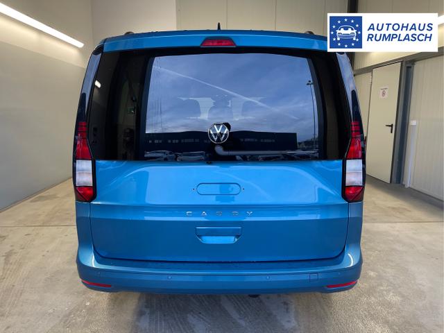 Volkswagen / Caddy / Blau / / / 115PS DSG AHK+7 Sitze+Kamera+App-Connect+Winterpaket+ACC+SideAssist
