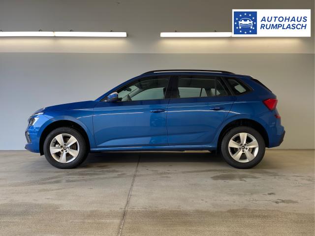 Skoda / KAMIQ / Blau / / / 115PS DSG AHK+16 Zoll Alu+Sitzheizung+App-Connect+GVL