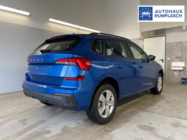 Skoda / KAMIQ / Blau / / / 115PS DSG AHK+16 Zoll Alu+Sitzheizung+App-Connect+GVL