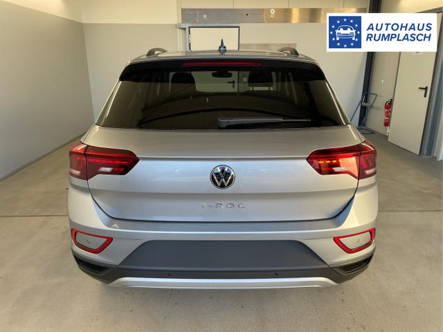 Volkswagen / T-Roc / Silber / / / 150PS AHK+Keyless+Kamera+ACC+Sitzheiz+Climatronic+Alu17