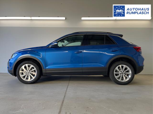 Volkswagen / T-Roc / Blau / / / 150PS AHK+Keyless+Kamera+ACC+Sitzheiz+Climatronic+Alu17