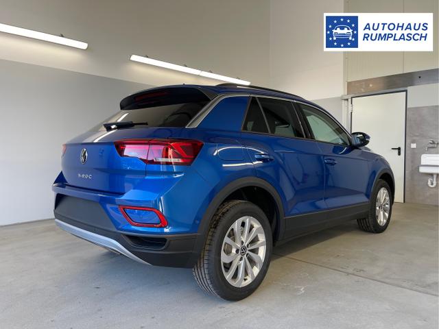 Volkswagen / T-Roc / Blau / / / 150PS AHK+Keyless+Kamera+ACC+Sitzheiz+Climatronic+Alu17