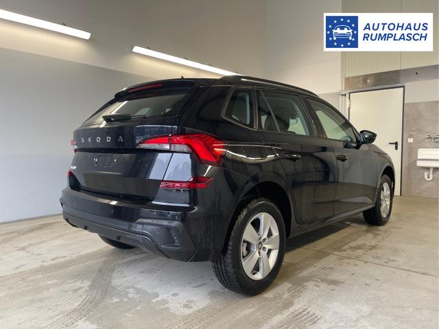Skoda / KAMIQ / Schwarz / / / 115PS DSG AHK+16 Zoll Alu+Sitzheizung+App-Connect+GVL
