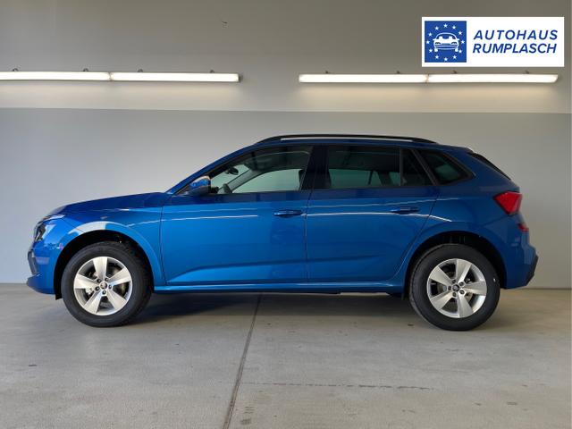 Skoda / KAMIQ / Blau / / / 115PS DSG AHK+Kamera+Kessy+PDC+Winterpaket+Alu16+GVL