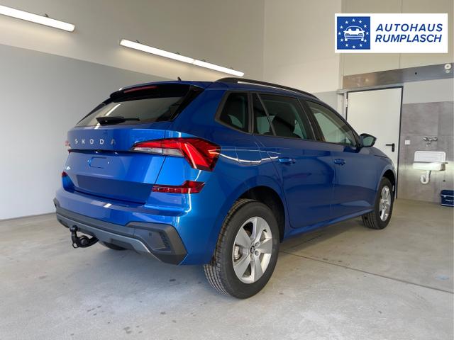 Skoda / KAMIQ / Blau / / / 115PS DSG AHK+Kamera+Kessy+PDC+Winterpaket+Alu16+GVL