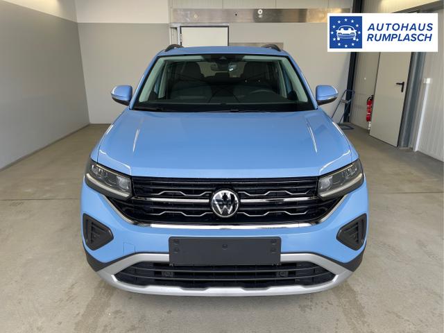 Volkswagen / T-Cross / Blau / / / 115PS DSG AHK+Navi+Kessy+Sitzheizung+App-Connect+ACC