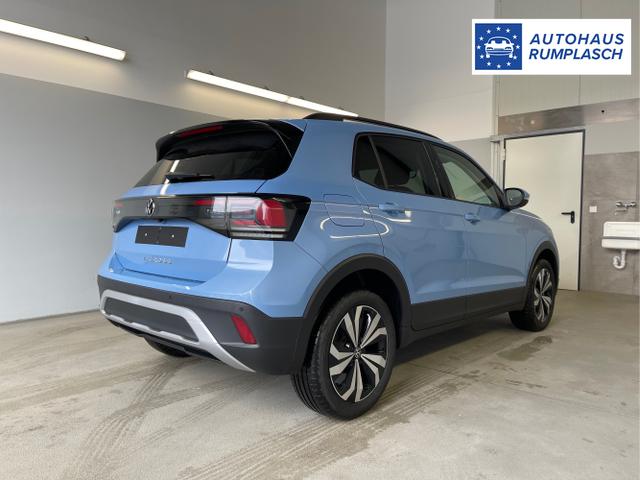Volkswagen / T-Cross / Blau / / / 115PS DSG AHK+Navi+Kessy+Sitzheizung+App-Connect+ACC