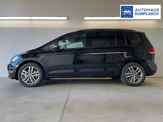 Volkswagen / Touran / Schwarz / / / 150PS 7Si+IQ.Light+TrailerAss+Cam+Navi+Kamera+Alarm+Kessy+App-Connect