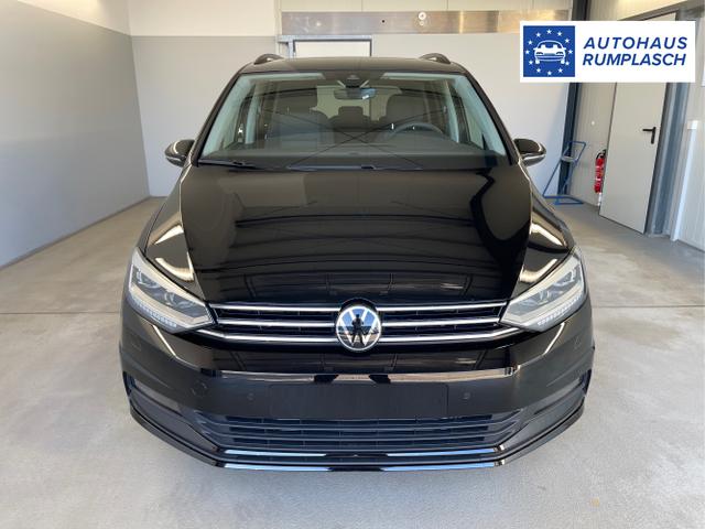 Volkswagen / Touran / Schwarz / / / 150PS 7Si+IQ.Light+TrailerAss+Cam+Navi+Kamera+Alarm+Kessy+App-Connect
