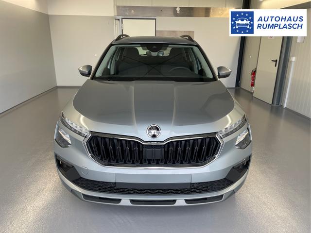 Skoda / KAMIQ / Silber / / / 115PS AHK+Kessy+PDC vo+hi+Alarm+Kamera+Climatronic+App Connect