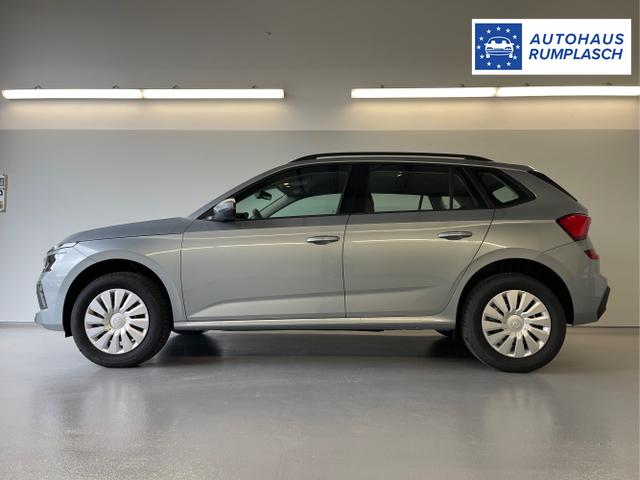 Skoda / KAMIQ / Silber / / / 115PS AHK+Kessy+PDC vo+hi+Alarm+Kamera+Climatronic+App Connect