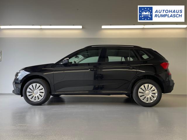 Skoda / KAMIQ / Schwarz / / / 115PS AHK+Kessy+PDC vo+hi+Alarm+Kamera+Climatronic+App Connect
