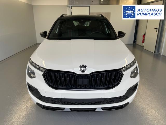 Skoda / KAMIQ / Wei&szlig; / / / 115PS DSG AHK+Navi+Matrix+GV5+Pano+Kessy+Kamera+Alu17+Sitzheiz