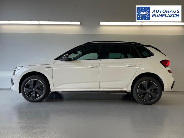 Skoda / KAMIQ / Wei&szlig; / / / 115PS DSG AHK+Navi+Matrix+GV5+Pano+Kessy+Kamera+Alu17+Sitzheiz