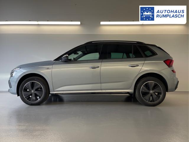 Skoda / KAMIQ / Silber / / / 115PS DSG AHK+Navi+Matrix+GV5+Pano+Kessy+Kamera+Alu17+Sitzheiz