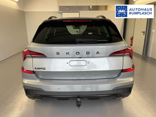 Skoda / KAMIQ / Silber / / / 115PS DSG AHK+Navi+Matrix+GV5+Pano+Kessy+Kamera+Alu17+Sitzheiz