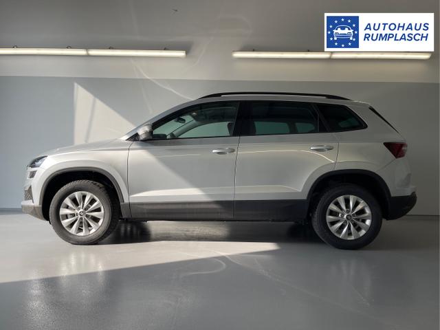 Skoda / Karoq / Silber / / / 150PS DSG AHK+Kamera+ACC+Kessy+Kamera+ParkPilot vo+hi+App