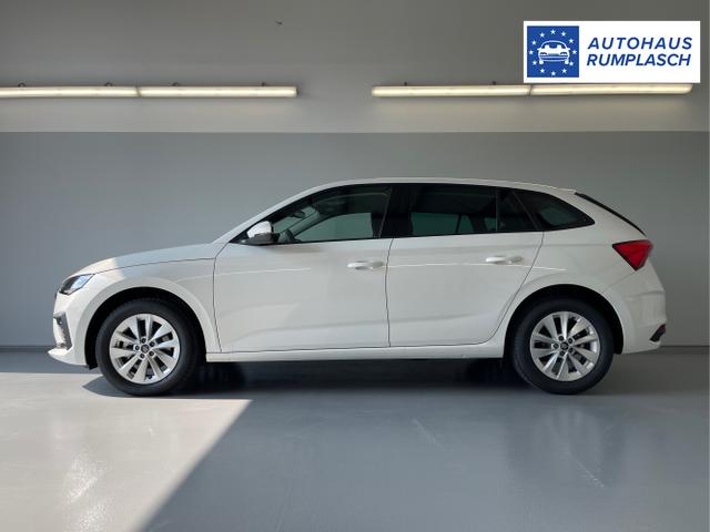 Skoda / Scala / Wei&szlig; / / / 115PS DSG GV5+AHK+Kamera+Kessy+PDC+Sitzheiz+Alu16+Climatronic