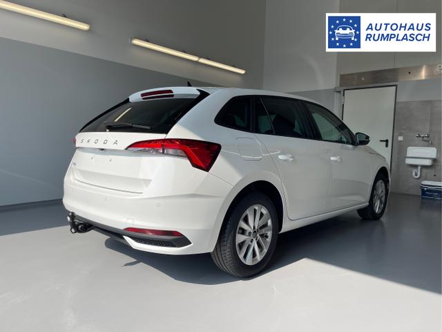 Skoda / Scala / Wei&szlig; / / / 115PS DSG GV5+AHK+Kamera+Kessy+PDC+Sitzheiz+Alu16+Climatronic