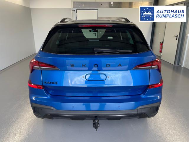 Skoda / KAMIQ / Blau / / / 115PS DSG AHK+Navi+Matrix+GV5+Pano+Kessy+Kamera+Alu17+Sitzheiz