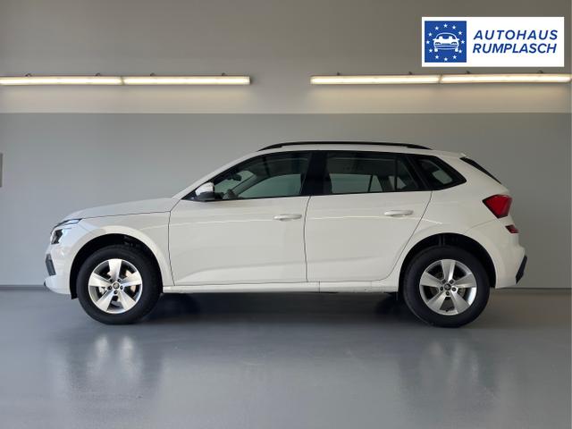 Skoda / KAMIQ / Wei&szlig; / / / 115PS DSG AHK+16 Zoll Alu+Sitzheizung+App-Connect+GVL